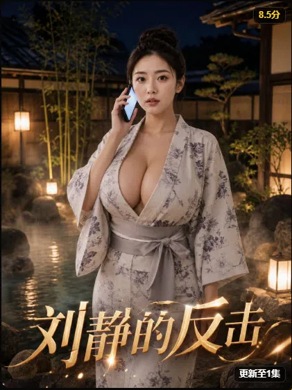 校园题材短剧海报，两位女子在书架前交谈