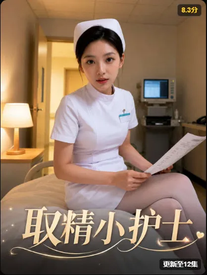 和风题材短剧海报，人物在雾气与灯火中看向镜头